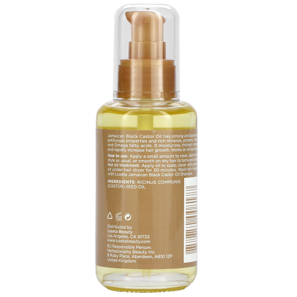 Luseta Beauty, Ямайское черное касторовое масло, интенсивная сыворотка для волос, 100 мл (3,38 жидк. унц.)