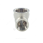 Угольник латунь никель переходной Ду 25х15 (1"х1/2") ВР/ВР SantechSystems