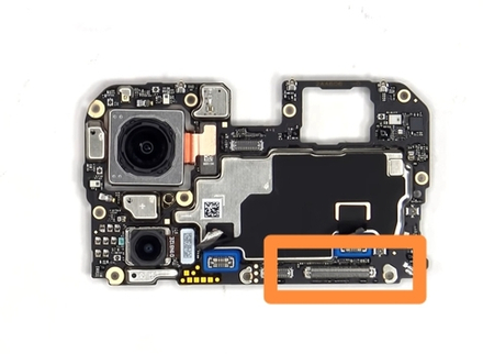 OnePlus 13R 5G (CPH2645) - FPC коннектор дисплея (на плату) (ORIG)