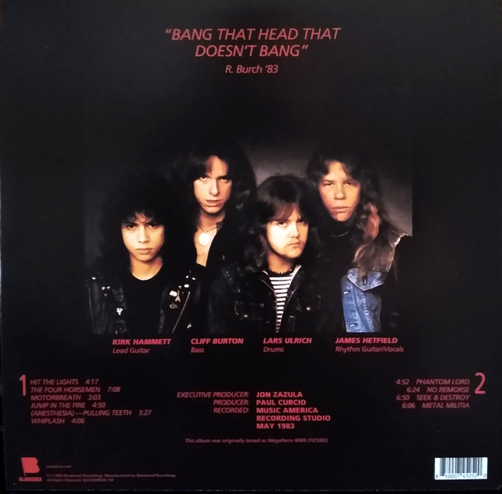 Metallica / Kill 'Em All (Coloured Vinyl)(LP)