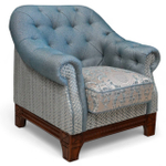 ROYAL, Ткань 25 гр. №310141, Подушки/основание 25 гр. №310140, Спинка 20 гр. №8851 , Опоры-Черешня