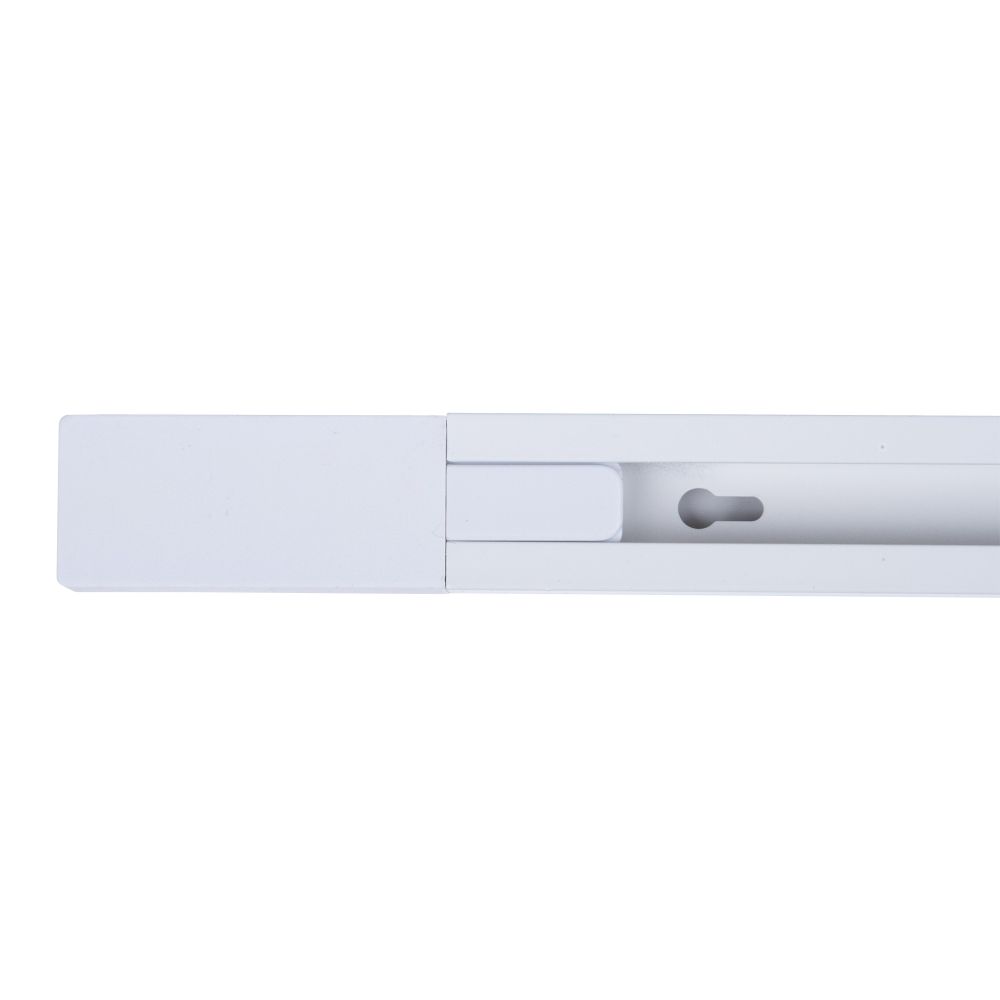 UBX-Q122 GS2 WHITE 100 SET01 Шинопровод осветительный. тип G. в наборе с заглушкой и вводом питания. Однофазный. Белый. Длина 1м. ТМ Volpe.