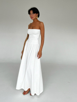 Платье бандо с открытыми плечами