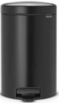 Ведро Brabantia NewIcon 12л черное матовое