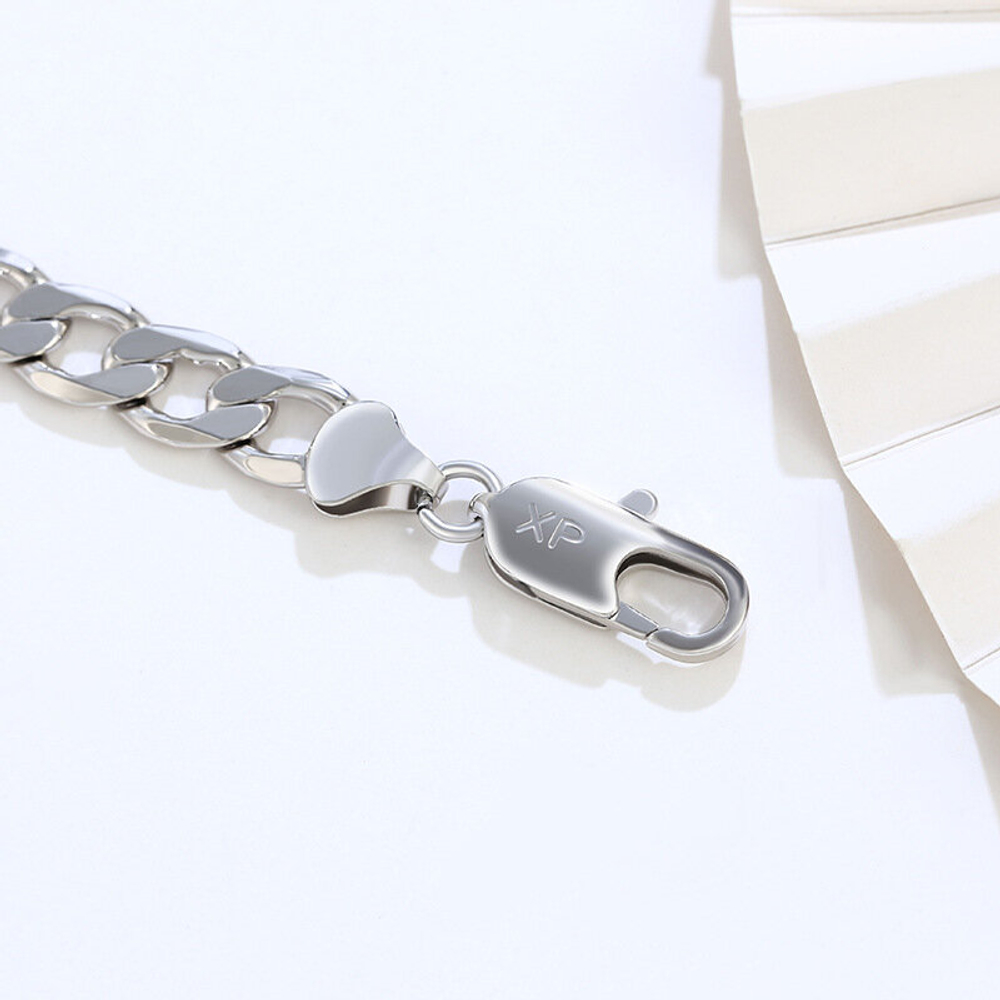 Браслет на руку мужской женский бижутерия, цепочка, серебро