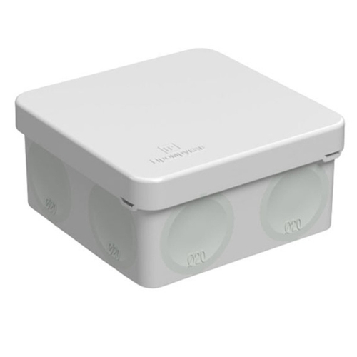 Коробка распределительная 80х80х40 безгалогенная стойкая к УФ серая [упак. 132шт] IP66 Промрукав 60-0210