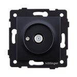 Розетка спутниковая SAT, черный Kollinger REA-020BK для Aspekt, Eleganz, Reflex