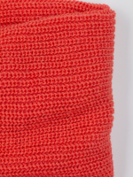 Снуд-резинка вязаный (Розовый грейпфрут)