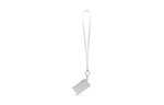 Balenciaga Polyester Lanyard Card Holder Women"s Silver