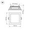 Встраиваемый светодиодный светильник Arlight LT-S160x160WH 12W Day White 120deg 014932