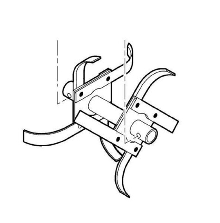 Комплект пропашки  VH540  справа внеш.