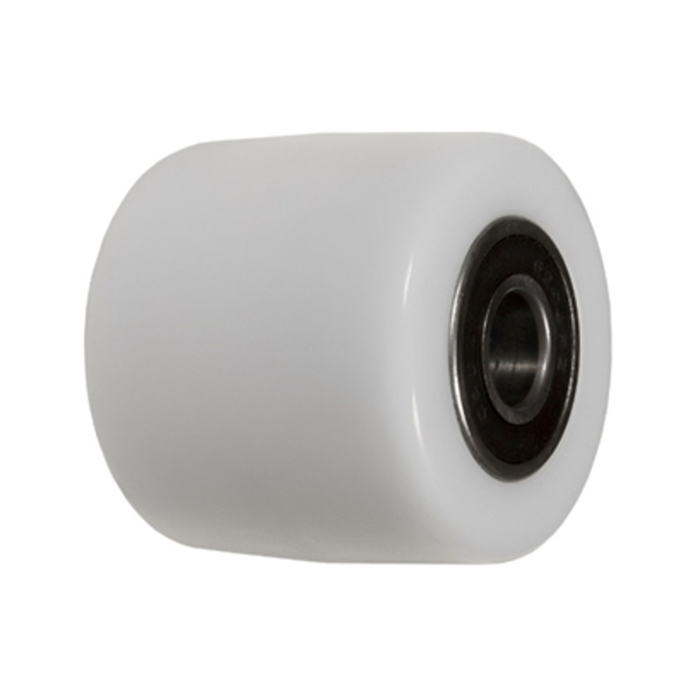 Колесо нейлоновое 80х70 мм с подшипником для тележек гидравлических BF/DF-III/RHP/AC/DF/CW2/PWH РФ