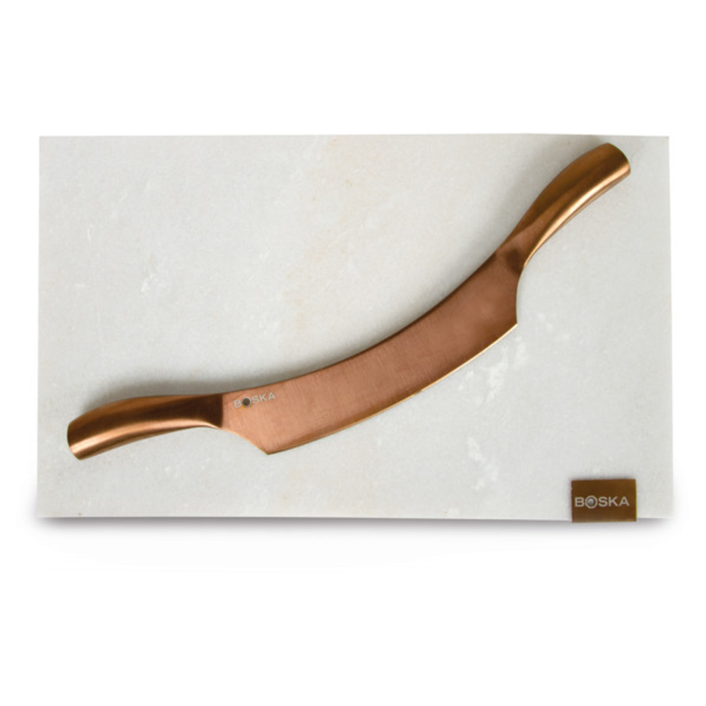 Доска сервировочная с ножом Boska Шоколад 30х17см