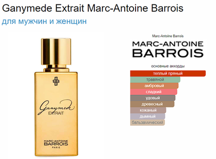 MARC-ANTOINE BARROIS Ganymede Extrait 100 ml (duty free парфюмерия)