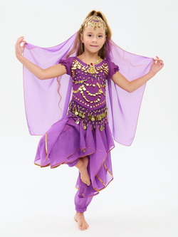 Костюм для восточных танцев Шахерезады 4 предмета Новый год