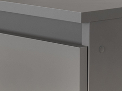 Денвер комод с ящиками 1,38 м / Графит серый