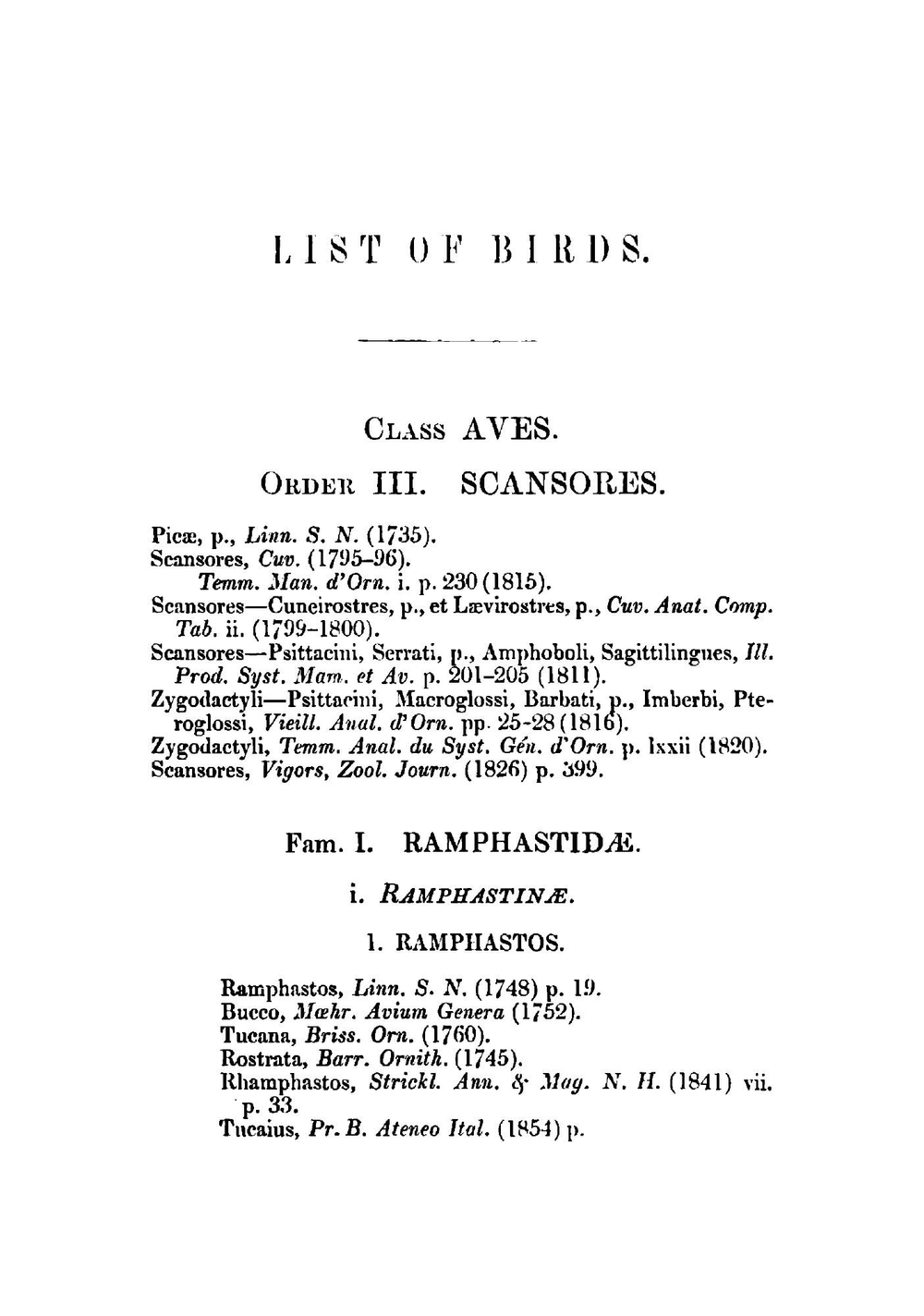 List of the Specimens of Birds in the Collection of the British Museum. Part 3 | George Robert Gray