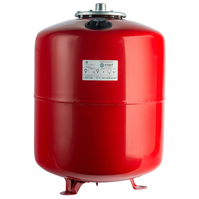 Бак расширительный мембранный STOUT - 100л. (напольный, со сменной мембраной)