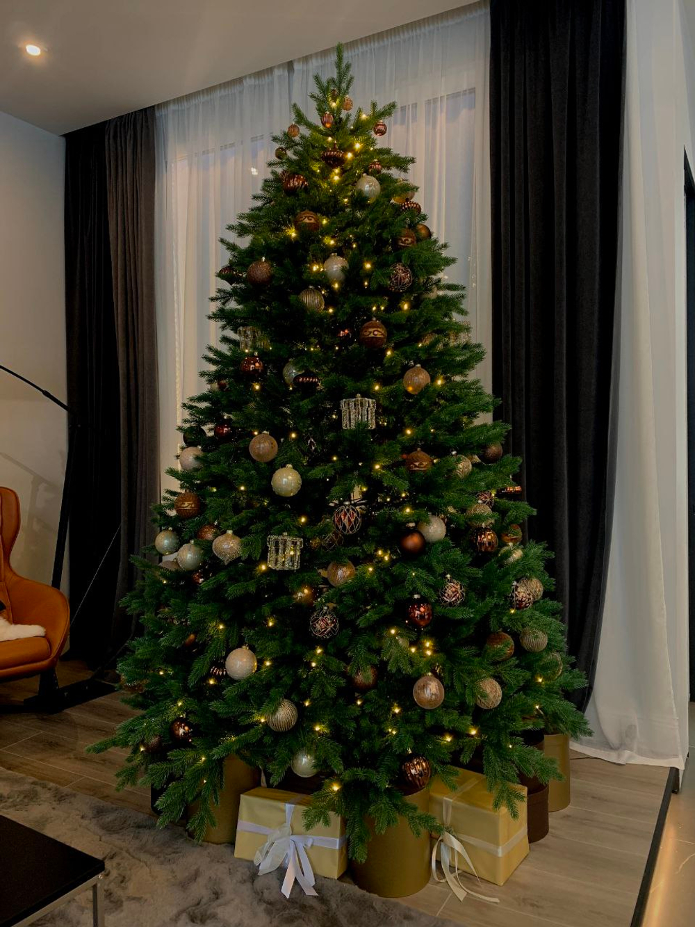 Дизайнерская ель «Благородный стиль»