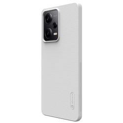 Жесткий чехол белого цвета от Nillkin для Xiaomi Redmi Note 12 Pro 5G и POCO X5 Pro 5G, серия Super Frosted Shield