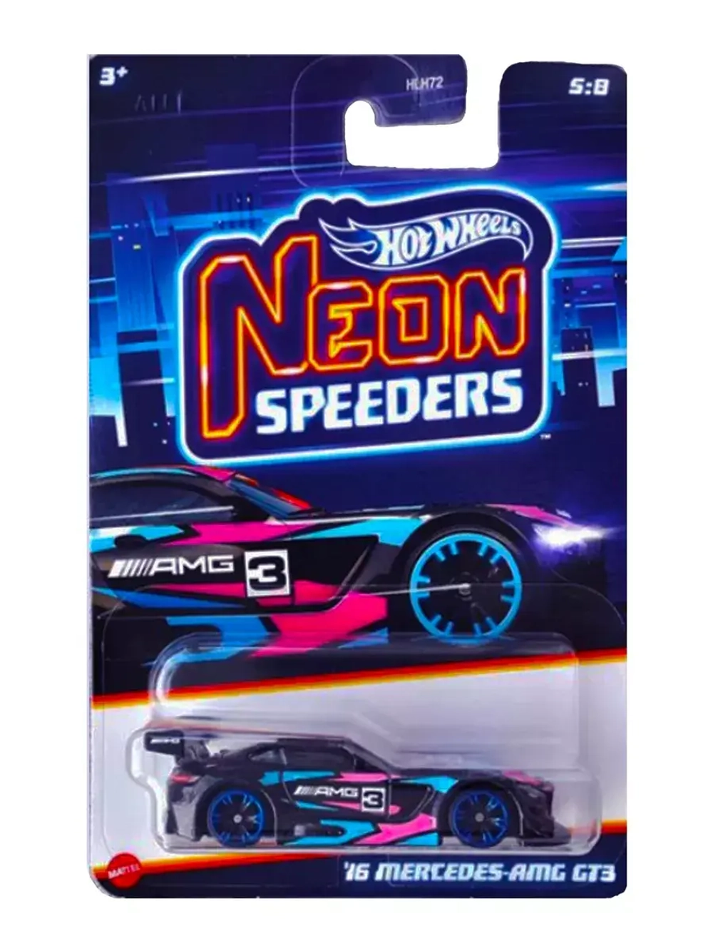 Базовая машинка Хот Вилс Neon Speeders HLH72 HRW79