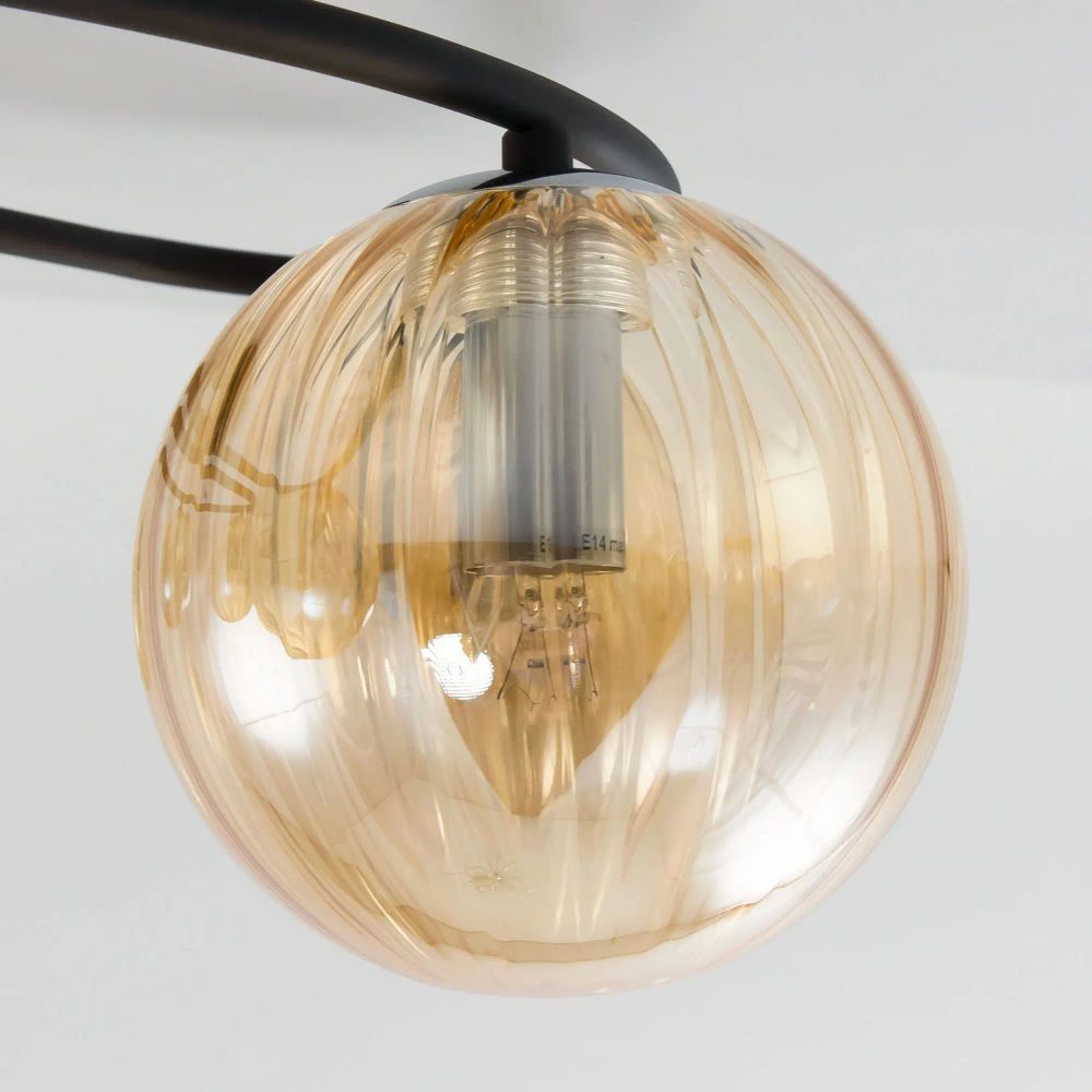 Citilux Эрни CL122165 Люстра потолочная Чёрная