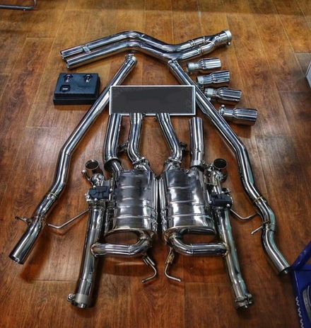 Спортивная выхлопная система с заслонками для BMW 5 Series 528i GT 2.0T 3.0T 2010-2016 БМВ