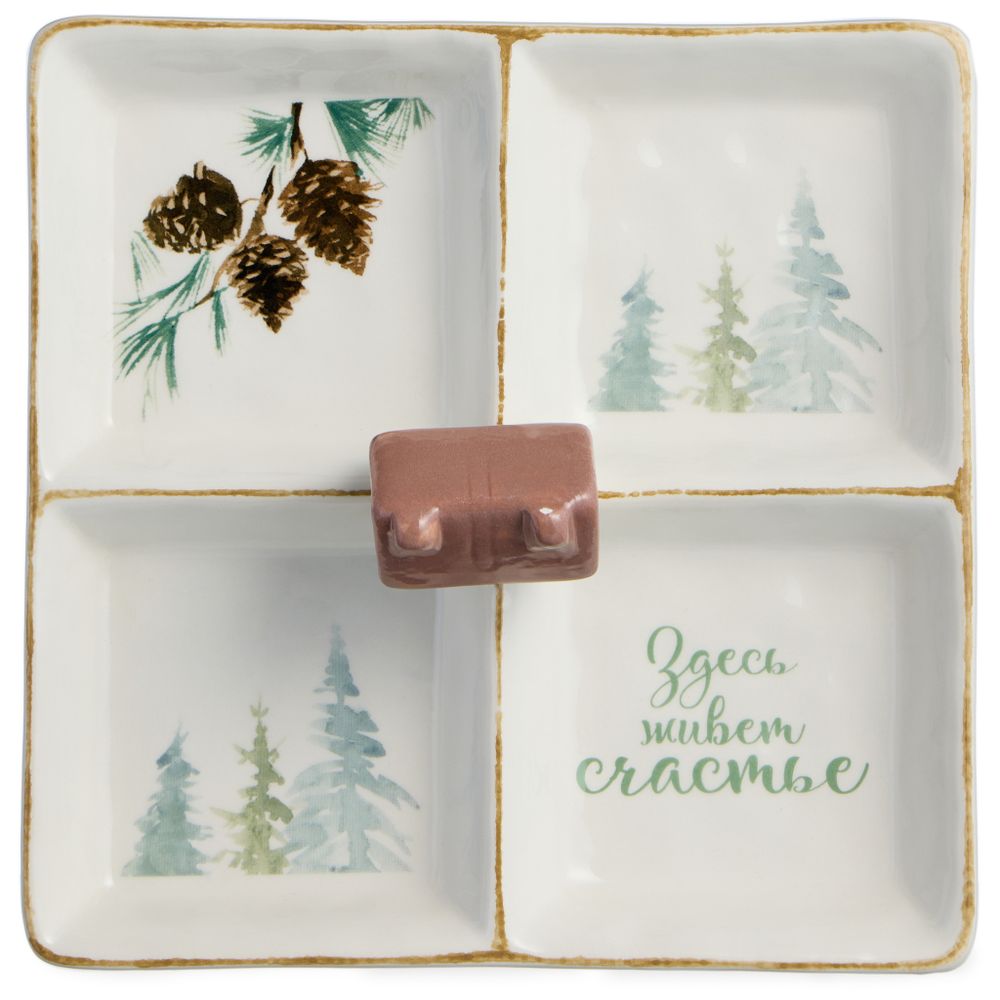 МЕНАЖНИЦА 4 СЕКЦИИ КОЛЛЕКЦИЯ "CHALET" 19,5*19,5*8,5 СМ