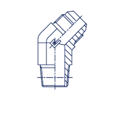 Штуцер FC45 JIC 1.5/16" BSPT1"