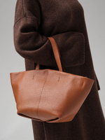 Кожаная сумка Azaro 31355 коричневый камень