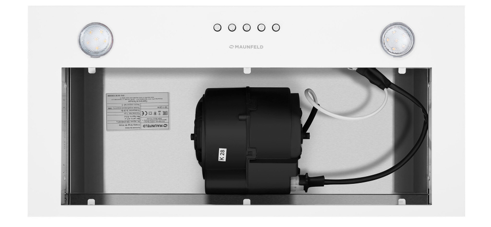 Кухонная вытяжка MAUNFELD Crosby Singl 60 белый фото 5