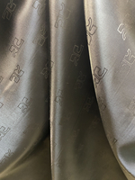 Ткань подкладочная с принтом (Италия) 50% вискозный шелк 50% п.э ш-140см 1 м