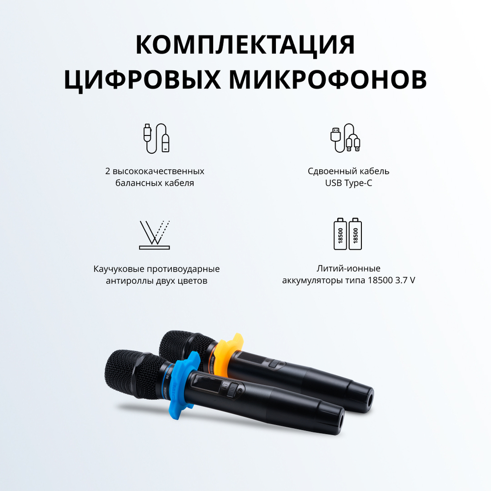 Evolution EvoBox Plus с микрофонами и стереосистемой