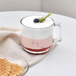 Кружка 440 мл прозрачная "Stack Noir  " d 9,8 см h9,5 см стекло Ocean [6]