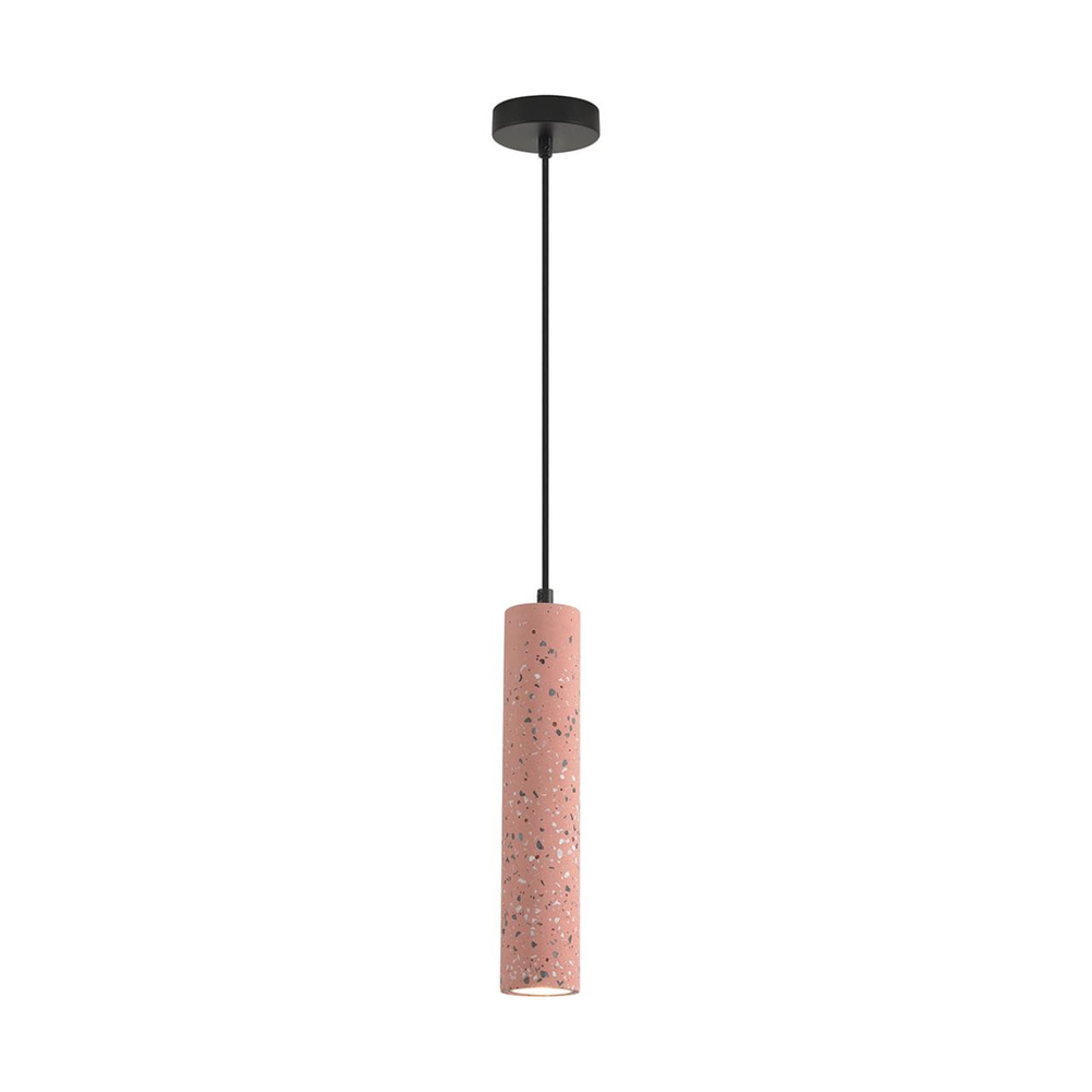 8355/1A SUSPENTIONI LN26 331 черный/розовый, металл/цемент Подвес GU10 LED 5W 220V SHAMAREL