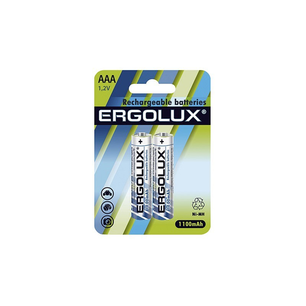 аккумулятор Ergolux AAA 1100mah Ni-Mh BL2