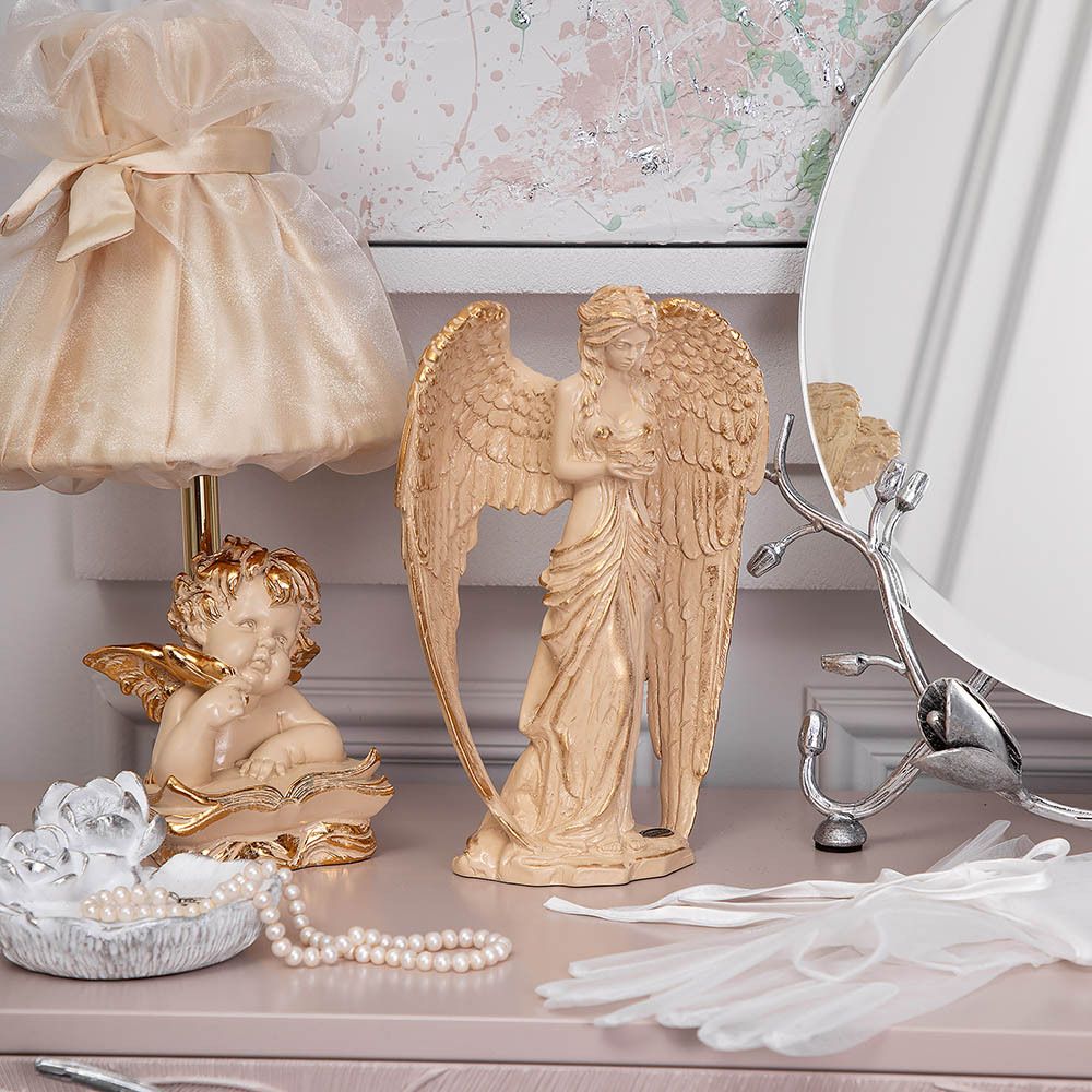 Статуэтка Девушка ангел с книгой Айвори