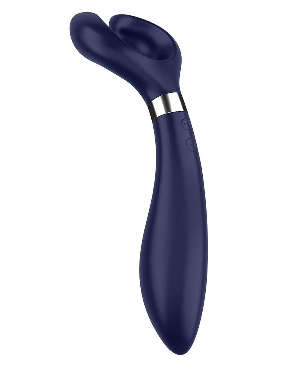 Синий вибромассажер для пар Satisfyer Partner Multifun 3