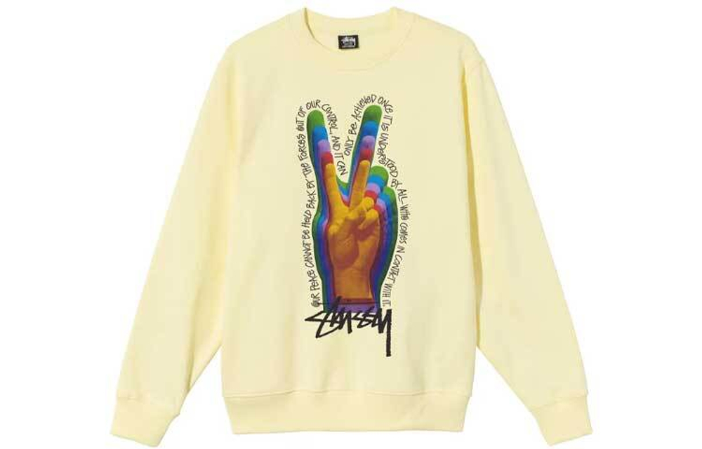 Толстовки Stussy Peace Sign Crew, 1914662