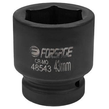 Головка ударная 1'', 43мм (6гр.) Forsage F-48543