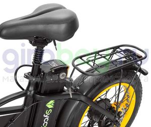 Электровелосипед Syccyba F10 Pro Dual 48V/20Ah (полный привод) - Желтый обод фото №12