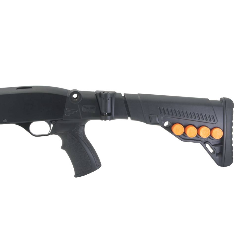 Складной приклад Бекас 12, 16, DLG Tactical. Черный
