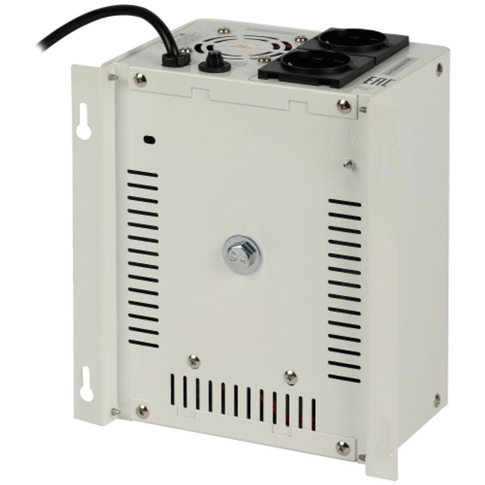 Стабилизатор напряжения ЭРА СННТ-2000-ЦБ настенный ц.д. 140-260В/220/В 2000ВА белый | Настенные