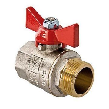 Кран шар. 1" г/ш  бабочка VALTEC Валтэк