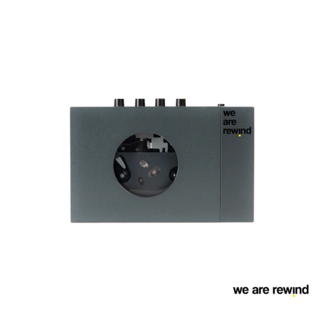 We Are Rewind Cassette Player Grey