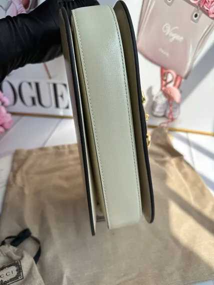 Сумка женская Gucci 1955 Horsebit белый