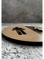 Табличка на дверь туалета