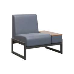 Module Диван одномест. столик унив. MD.D1-ST1 Oregon 17/Орех Гварнери/Металл Черный 980*700*800