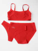 Слипы бесшовные цвет Красный, размер S