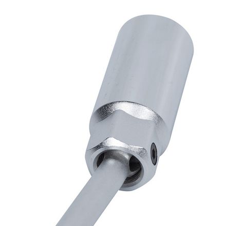 Цена на KING TONY (15632118) Ключ свечной с шарниром L = 450 мм, 21 мм